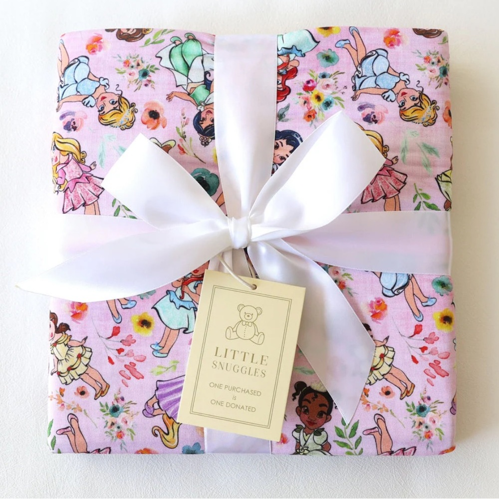Little Snuggles Princess Bamboo Blanket Towel